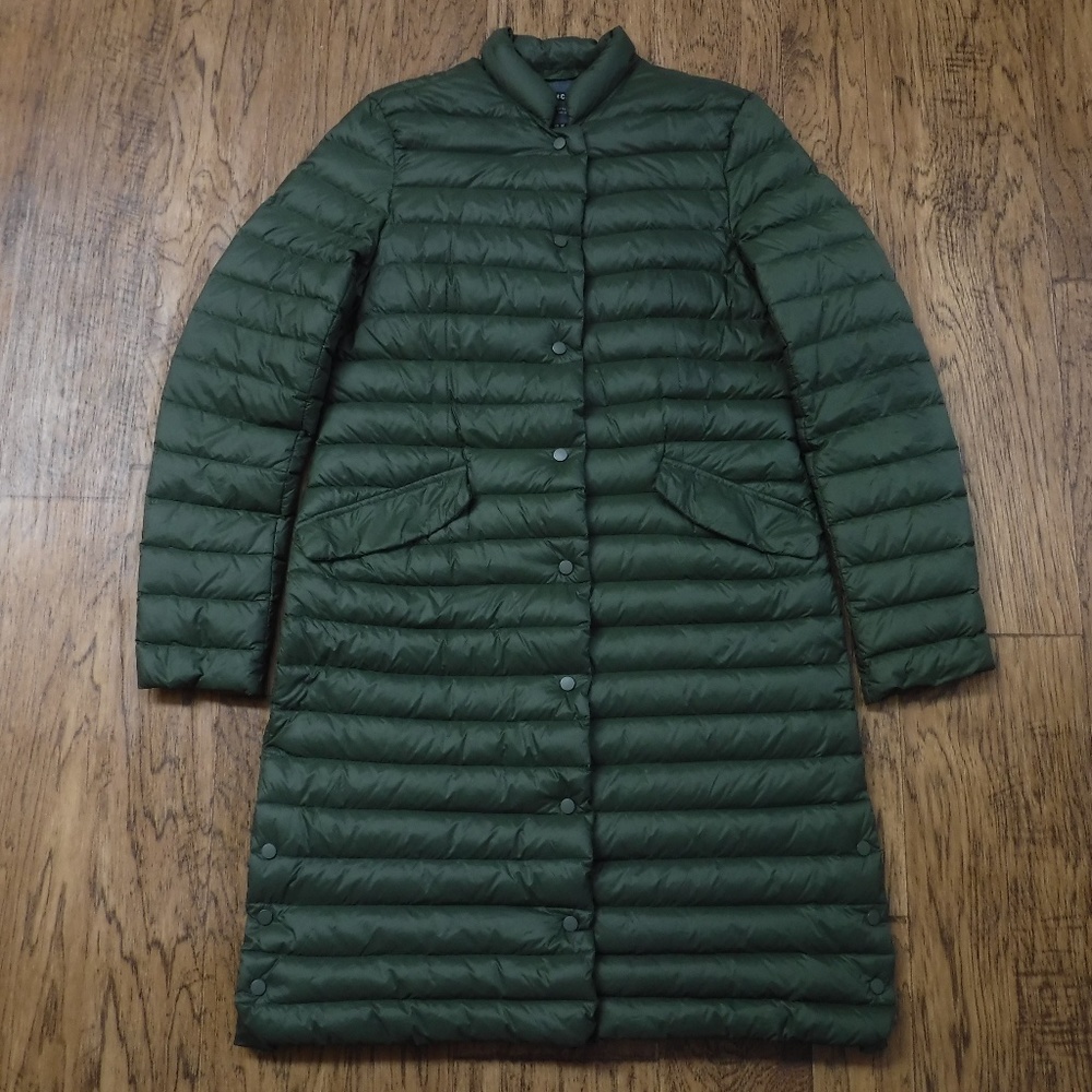 H:Connect Moss Khaki Color Snap Button Up Long Sl… - image 1